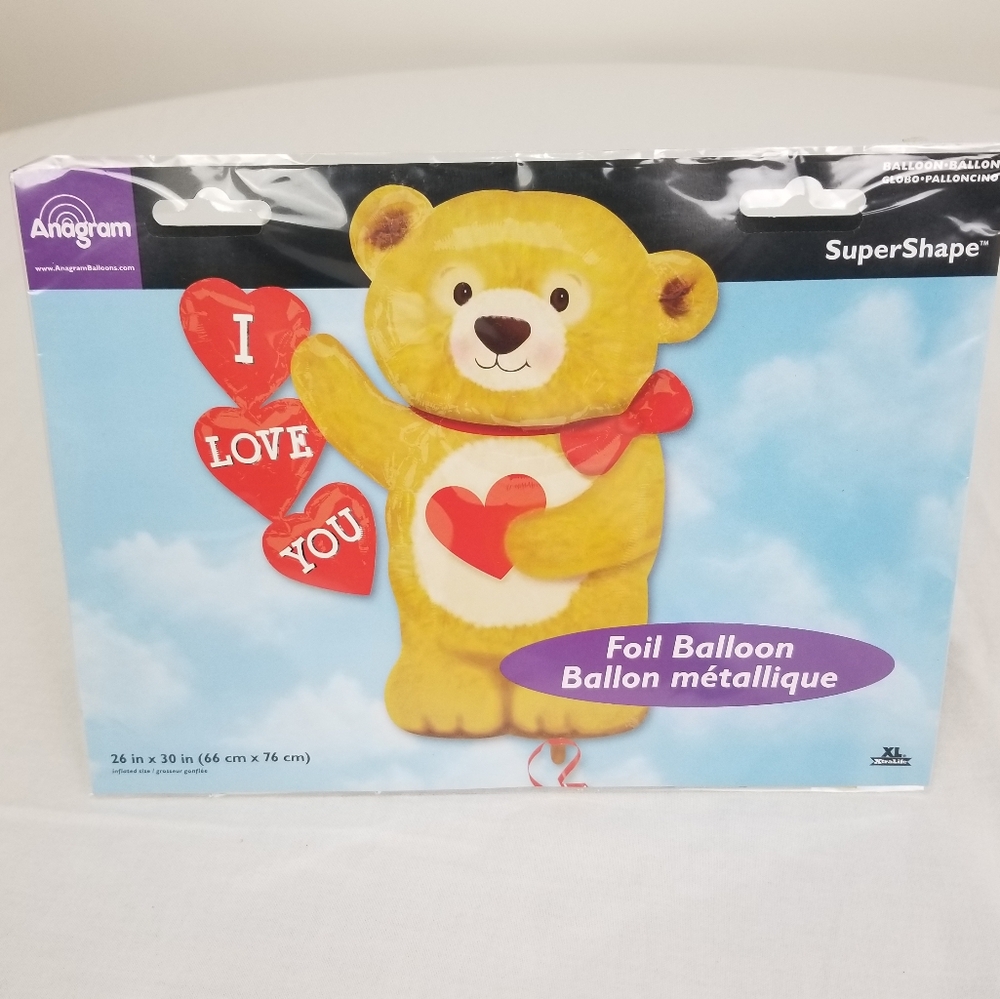 26 × 30 Inches Teddy Bear Foil Balloon!